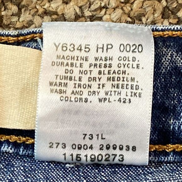 Levi's Classic Indigo Jeans Women’s Size 7 S - Picture 9 of 11